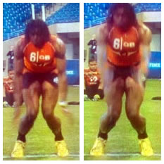 RGIII Jumping Poorly