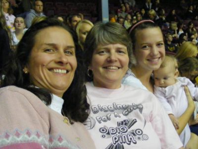 Beth Plath, my college roommate, is a 2x breast cancer survivor.