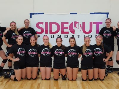 Junior Varsity team sports this year’s student-designed -shirts.