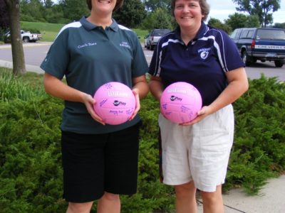 Stef Dietz and Julie Detjen (2008-my first Dig Pink)